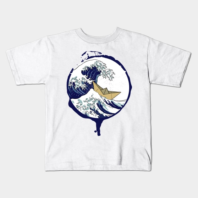 wave dreamer Kids T-Shirt by RedSheep